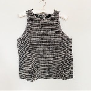 NWOT Ann Taylor Tweed Sleeveless Top
